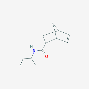 molecular formula C12H19NO B7489316 N-butan-2-ylbicyclo[2.2.1]hept-5-ene-2-carboxamide 