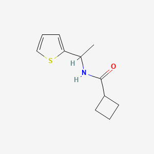 N-(1-thiophen-2-ylethyl)cyclobutanecarboxamide