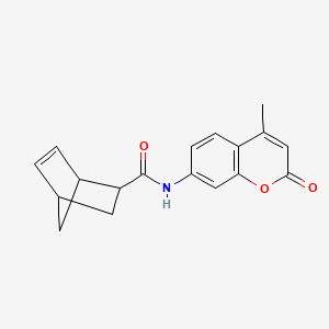 N-(4-methyl-2-oxochromen-7-yl)bicyclo[2.2.1]hept-5-ene-2-carboxamide