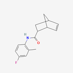 N-(4-fluoro-2-methylphenyl)bicyclo[2.2.1]hept-5-ene-2-carboxamide