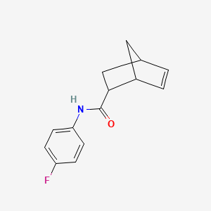 N-(4-fluorophenyl)bicyclo[2.2.1]hept-5-ene-2-carboxamide