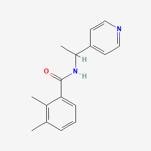 molecular formula C16H18N2O B7489463 2,3-dimethyl-N-(1-pyridin-4-ylethyl)benzamide 