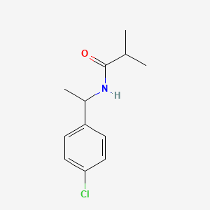 N-[1-(4-chlorophenyl)ethyl]-2-methylpropanamide