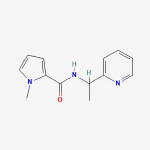 molecular formula C13H15N3O B7489501 1-methyl-N-[1-(pyridin-2-yl)ethyl]-1H-pyrrole-2-carboxamide 