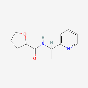 N-(1-pyridin-2-ylethyl)oxolane-2-carboxamide