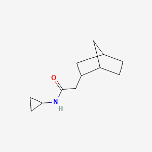 2-(2-bicyclo[2.2.1]heptanyl)-N-cyclopropylacetamide