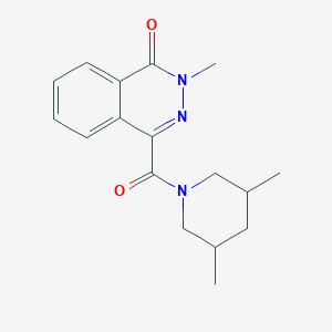 4-(3,5-Dimethylpiperidine-1-carbonyl)-2-methylphthalazin-1-one