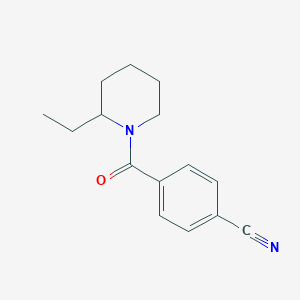 4-(2-Ethylpiperidine-1-carbonyl)benzonitrile