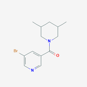 (5-Bromopyridin-3-yl)-(3,5-dimethylpiperidin-1-yl)methanone