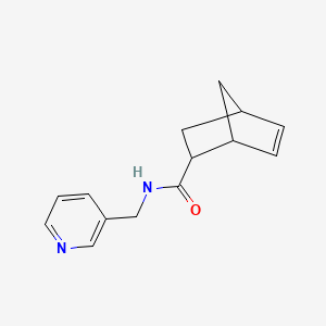 molecular formula C14H16N2O B7489608 N-(pyridin-3-ylmethyl)bicyclo[2.2.1]hept-5-ene-2-carboxamide 