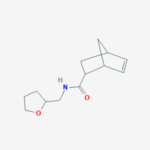 N-(oxolan-2-ylmethyl)bicyclo[2.2.1]hept-5-ene-2-carboxamide