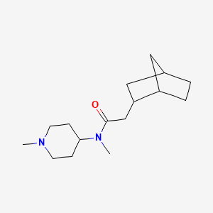 2-(2-bicyclo[2.2.1]heptanyl)-N-methyl-N-(1-methylpiperidin-4-yl)acetamide