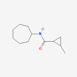 N-cycloheptyl-2-methylcyclopropane-1-carboxamide