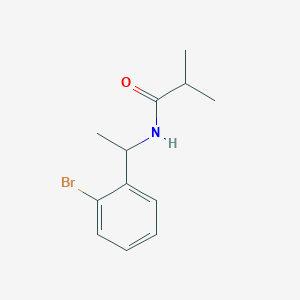 N-[1-(2-bromophenyl)ethyl]-2-methylpropanamide