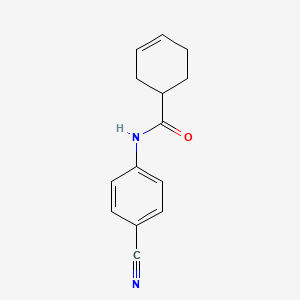 N-(4-cyanophenyl)cyclohex-3-ene-1-carboxamide