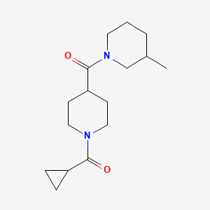 Cyclopropyl-[4-(3-methylpiperidine-1-carbonyl)piperidin-1-yl]methanone