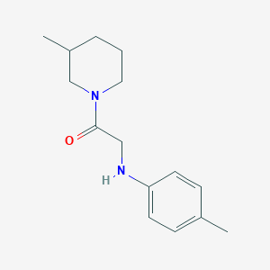 2-(4-Methylanilino)-1-(3-methylpiperidin-1-yl)ethanone