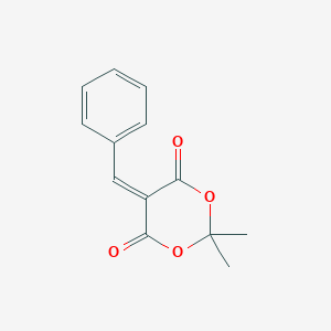 molecular formula C13H12O4 B074899 5-Benzylidene-2,2-diméthyl-1,3-dioxane-4,6-dione CAS No. 1214-54-6