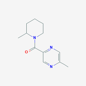 molecular formula C12H17N3O B7489936 (2-Methylpiperidin-1-yl)-(5-methylpyrazin-2-yl)methanone 