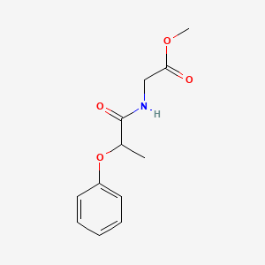 Methyl 2-(2-phenoxypropanoylamino)acetate