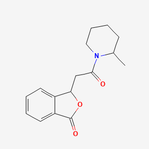 3-[2-(2-methylpiperidin-1-yl)-2-oxoethyl]-3H-2-benzofuran-1-one