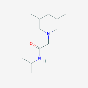 2-(3,5-dimethylpiperidin-1-yl)-N-propan-2-ylacetamide