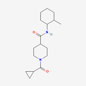 1-(cyclopropanecarbonyl)-N-(2-methylcyclohexyl)piperidine-4-carboxamide