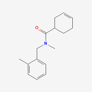 N-methyl-N-[(2-methylphenyl)methyl]cyclohex-3-ene-1-carboxamide