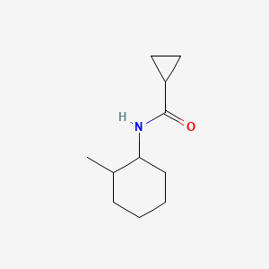 molecular formula C11H19NO B7490093 N-(2-methylcyclohexyl)cyclopropanecarboxamide 