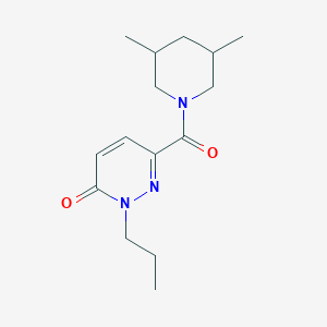 6-(3,5-Dimethylpiperidine-1-carbonyl)-2-propylpyridazin-3-one