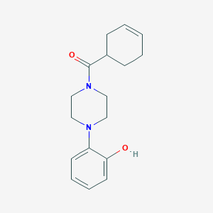 Cyclohex-3-en-1-yl-[4-(2-hydroxyphenyl)piperazin-1-yl]methanone