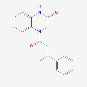 4-(3-Phenylbutanoyl)-1,3-dihydroquinoxalin-2-one