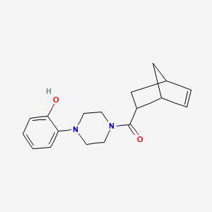 2-Bicyclo[2.2.1]hept-5-enyl-[4-(2-hydroxyphenyl)piperazin-1-yl]methanone