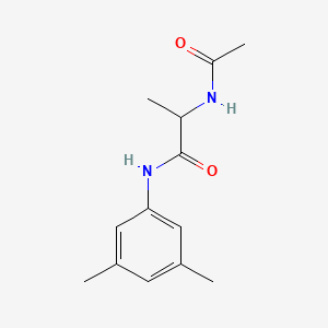 2-acetamido-N-(3,5-dimethylphenyl)propanamide