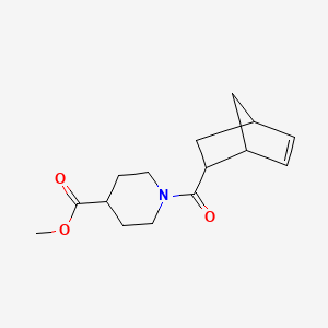 Methyl 1-(bicyclo[2.2.1]hept-5-ene-2-carbonyl)piperidine-4-carboxylate