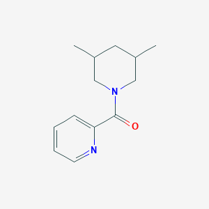 molecular formula C13H18N2O B7490238 (3,5-Dimethylpiperidin-1-yl)-pyridin-2-ylmethanone 