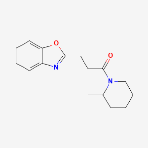 3-(1,3-Benzoxazol-2-yl)-1-(2-methylpiperidin-1-yl)propan-1-one