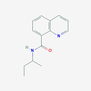 molecular formula C14H16N2O B7490265 N-butan-2-ylquinoline-8-carboxamide 