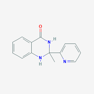 2-Methyl-2-pyridin-2-yl-1,3-dihydroquinazolin-4-one