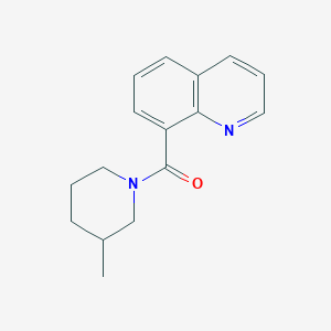 molecular formula C16H18N2O B7490285 (3-Methylpiperidin-1-yl)-quinolin-8-ylmethanone 