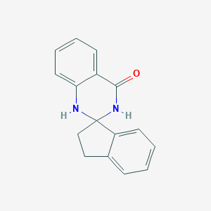 Spiro[1,2-dihydroindene-3,2'-1,3-dihydroquinazoline]-4'-one