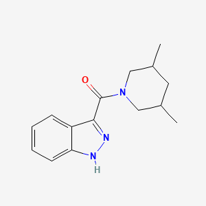 (3,5-dimethylpiperidin-1-yl)-(1H-indazol-3-yl)methanone