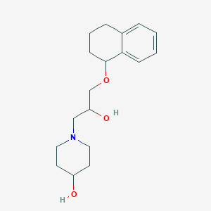 1-[2-Hydroxy-3-(1,2,3,4-tetrahydronaphthalen-1-yloxy)propyl]piperidin-4-ol