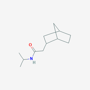 2-(2-bicyclo[2.2.1]heptanyl)-N-propan-2-ylacetamide