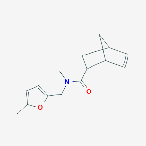 N-methyl-N-[(5-methylfuran-2-yl)methyl]bicyclo[2.2.1]hept-5-ene-2-carboxamide