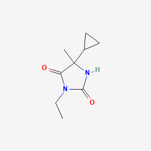 5-Cyclopropyl-3-ethyl-5-methylimidazolidine-2,4-dione