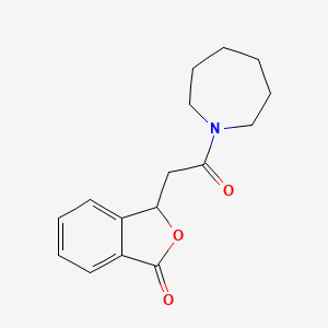 3-[2-(azepan-1-yl)-2-oxoethyl]-3H-2-benzofuran-1-one