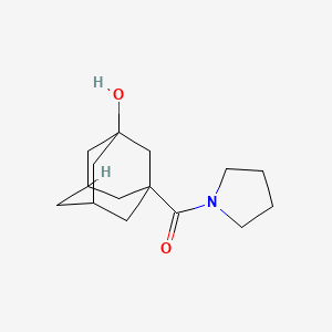 molecular formula C15H23NO2 B7490451 (3-Hydroxy-1-adamantyl)-pyrrolidin-1-ylmethanone 