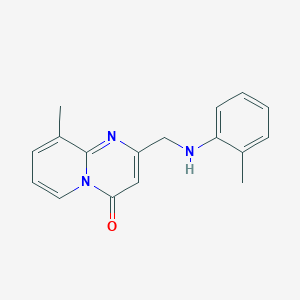 9-Methyl-2-[(2-methylanilino)methyl]pyrido[1,2-a]pyrimidin-4-one