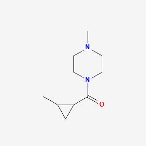 (2-Methylcyclopropyl)-(4-methylpiperazin-1-yl)methanone